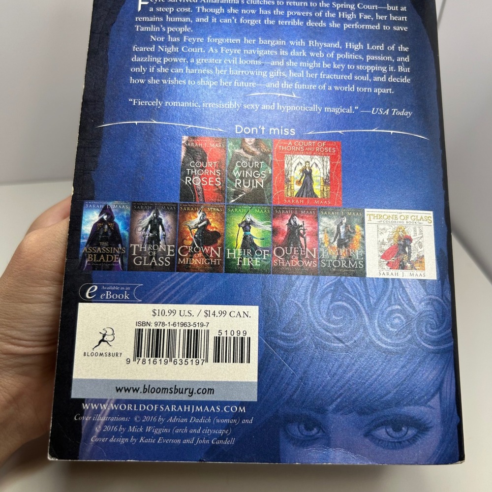 A Court of Mist and Fury Paperback by Sarah J. Maas A Court of Thorns and Roses - Picture 10 of 14